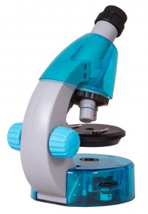 Levenhuk LabZZ M101 Kék mikroszkóp - Német könyvvel