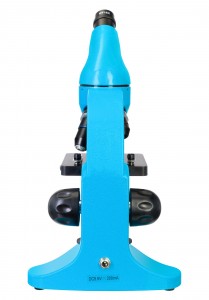 Levenhuk Rainbow 50L PLUS Kék mikroszkóp - Német könyvvel 