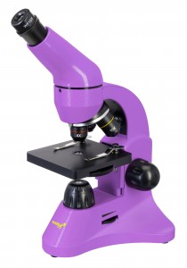 Levenhuk Rainbow 50L PLUS Lila mikroszkóp - Német könyvvel