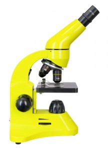 Levenhuk Rainbow 50L Sárga mikroszkóp - Német könyvvel