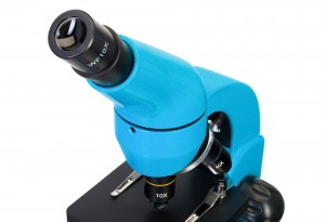 Levenhuk Rainbow 50L Kék mikroszkóp - Német könyvvel