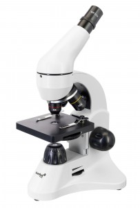 Levenhuk Rainbow 50L Fehér mikroszkóp - Német könyvvel