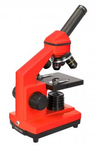 Levenhuk Rainbow 2L PLUS Piros mikroszkóp - Német könyvvel