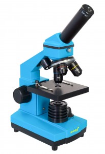 Levenhuk Rainbow 2L PLUS Kék mikroszkóp - Német könyvvel