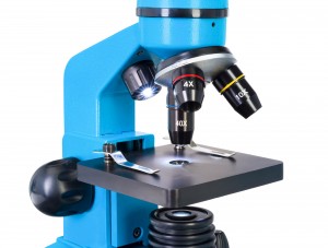 Levenhuk Rainbow 2L Kék mikroszkóp - Német könyvvel
