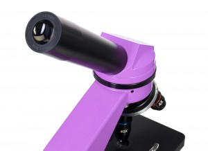 Levenhuk Rainbow 2L Lila mikroszkóp - Angol könyvvel