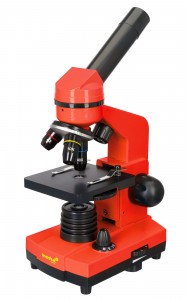 Levenhuk Rainbow 2L Piros mikroszkóp - Angol könyvvel