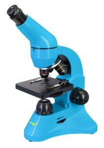 Levenhuk Rainbow 50L PLUS Kék mikroszkóp - Angol könyvvel