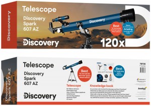 Discovery Spark 607 AZ teleszkóp Angol könyvvel