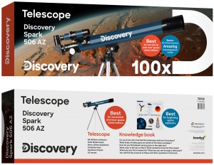 Discovery Spark 506 AZ teleszkóp Angól könyvvel