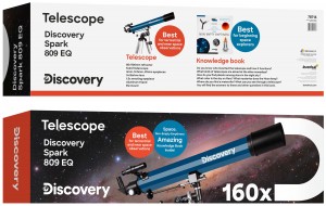 Discovery Spark 809 EQ teleszkóp Angol könyvvel