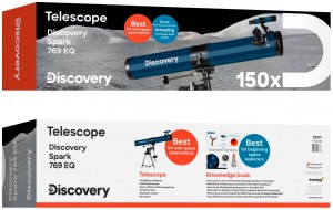 Discovery Spark 769 EQ teleszkóp Angol könyvvel