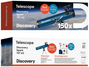 Discovery Spark 767 AZ teleszkóp Angol könyvvel