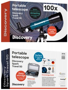 Discovery Spark Travel 50 teleszkóp Angol könyvvel