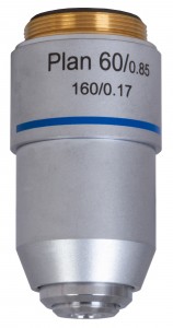 Levenhuk MED 60x plan-akromatikus objektív