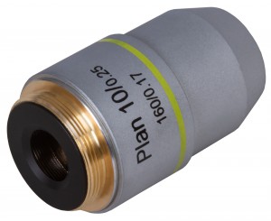 Levenhuk MED 10x plan-akromatikus objektív