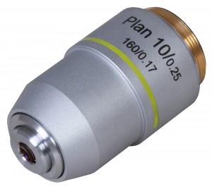 Levenhuk MED 10x plan-akromatikus objektív