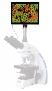 Levenhuk MED 5M digitális mikroszkóp-kamera 9,4 LCD-kijelzővel