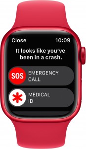 Apple Watch Series 8 GPS 45mm Piros Alumínium Ház Piros Sportszíjjal