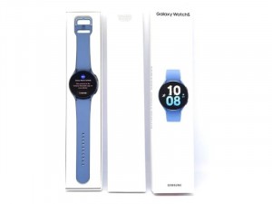 Samsung Galaxy Watch 5 R910 Bluetooth Alumínium házas 44mm Zafír Okosóra, Zafír sportszíjjal