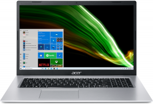 Acer Aspire 3 A317-53G-30US 17,3FHD, Intel® Core™ i3 Processzor-1115G4, 8GB, 256GB, MX350 2GB, ezüst laptop