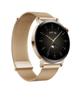 Huawei Watch GT 3 42mm Elegant Leather - Arany okosóra
