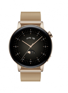 Huawei Watch GT 3 42mm Elegant Leather - Arany okosóra