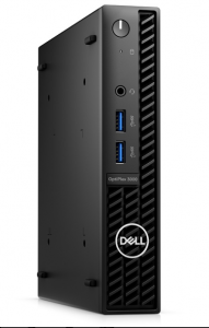 Dell OptiPlex 3000 3000MICRO-1 - Intel® Core™ i3 Processzor-12100, 8GB, 256GB SSD, Intel® UHD Graphics 730, Windows 11 Pro, Fekete Asztali Számítógép