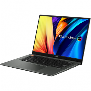 ASUS VivoBook S14X M5402RA-M9088W - 14,5 QHD+, AMD Ryzen 7 6800H, 16GB, 512GB SSD, AMD Radeon Graphics, Windwos 11 Home, Fekete Laptop