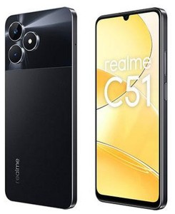 Realme C51 128GB 4GB RAM Fekete Dual-SIM Okostelefon