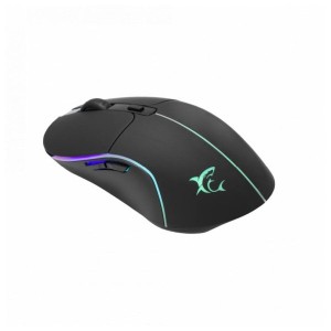 White Shark GM-5010 WARLOCK gamer egér,7D, fekete, 6400 dpi, RGB