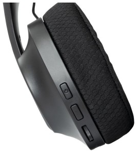 White Shark FALCON-B, GH-2441B, vezeték nélküli gamer fejhallgató, fekete