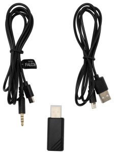 White Shark FALCON-B, GH-2441B, vezeték nélküli gamer fejhallgató, fekete