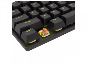 White Shark GK-2106B/R-HU COMMANDOS fekete mechanikus magyar (red switch) gamer billentyűzet