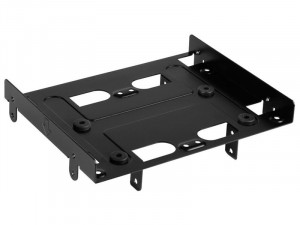 Sharkoon Beépítő Keret - 5.25 BayExtension Black (4x 2.5, vagy 1x 3.5 és 2x 2.5 HDD/SSD számára; 5, 25 helyre)