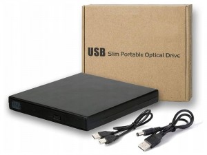 Külső Ház USB Csatlakozással 12.7mm SATA Optikai Meghajtóhoz