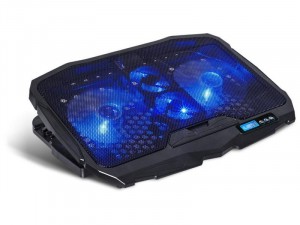 Spirit of Gamer Airblade 600 Gaming notebook hűtőpad alátét, 4 ventillátorral, LED világítással, 17col laptophoz