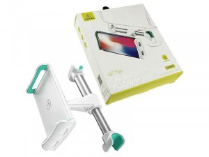 Usams ZJ31ZJ02 Autós tartó, telefonhoz, tablethez, univerzális, fejtámlára rögzíthető, fehér