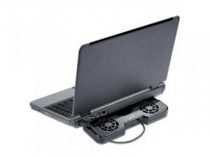 Genius NB Stand 100 notebook hűtő 2 ventillátorral, 10-17 inch laptopokhoz