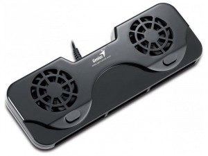 Genius NB Stand 100 notebook hűtő 2 ventillátorral, 10-17 inch laptopokhoz
