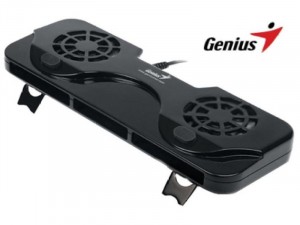 Genius NB Stand 100 notebook hűtő 2 ventillátorral, 10-17 inch laptopokhoz