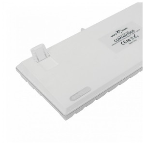 White Shark WS GK-2106W/BL-HU COMMANDOS fehér mechanikus magyar (blue switch) gamer billentyűzet