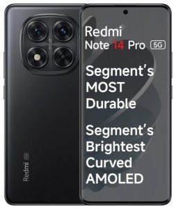 Xiaomi Redmi Note 14 Pro 5G 512GB 12GB Dual-SIM Fekete Okostelefon