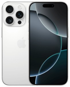Apple iPhone 16 Pro 5G 128GB 8GB Fehér Titán Okostelefon