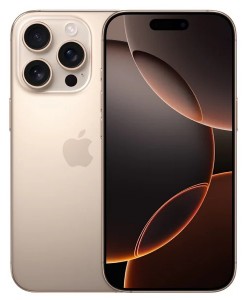 Apple iPhone 16 Pro Max 5G 256GB 8GB Sivatagszinű Titán Okostelefon