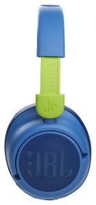 JBL JR460NC zajszűrős ANC bluetooth fejhallgató, kék