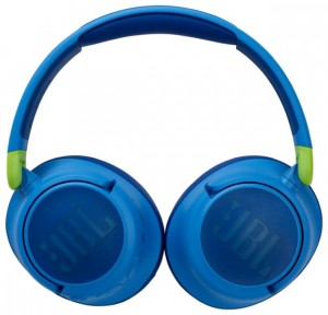 JBL JR460NC zajszűrős ANC bluetooth fejhallgató, kék