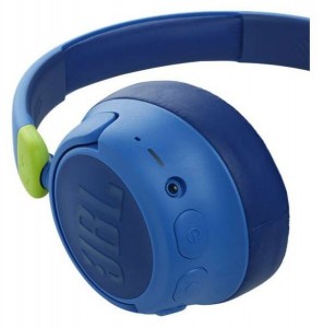 JBL JR460NC zajszűrős ANC bluetooth fejhallgató, kék