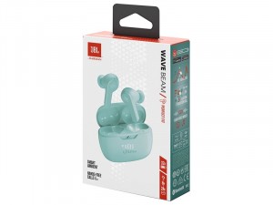 JBL Wave Beam TWS vezeték nélküli Bluetooth fülhallgató, menta