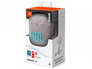 JBL Wind 3 hordozható FM bluetooth hangszóró, szürke